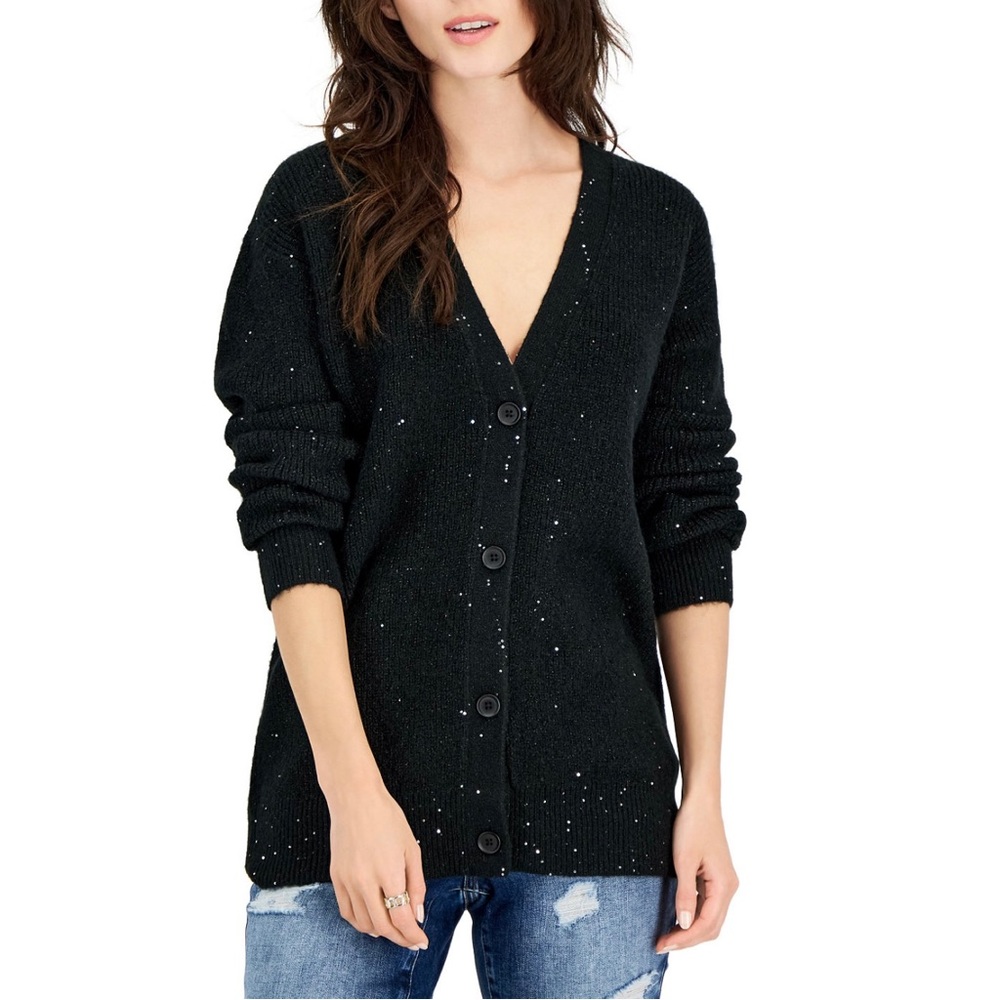 I.N.C. International Concepts Sequined Cardigan
